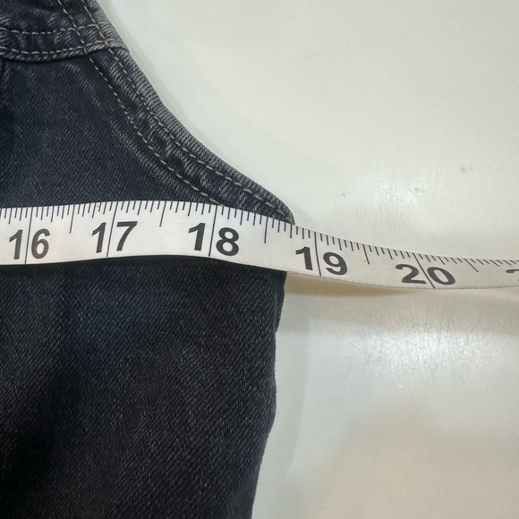 Universal Thread Denim Halter Midi Dress Dark Wash Western Coastal Cowgirl SZ 12 - Picture 12 of 15